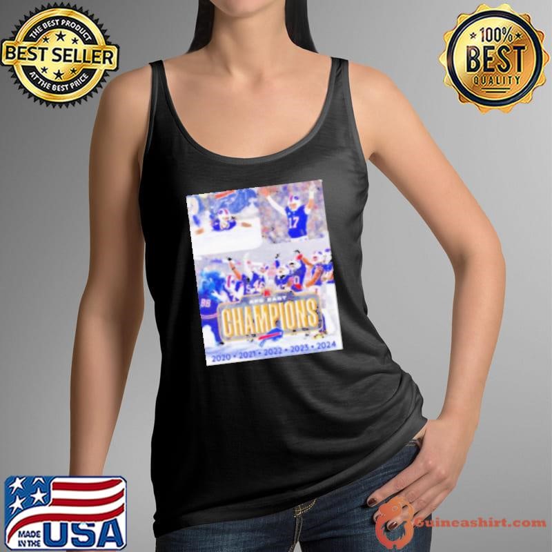Congratulations Buffalo Bills AFC East championss for the 5th year straight 20 21 22 23 24 Shirt