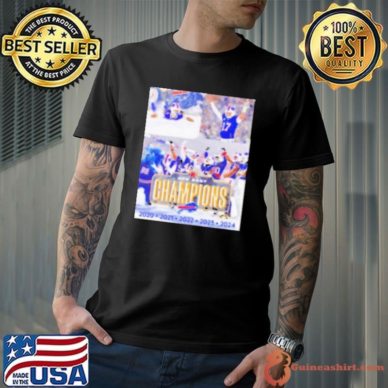 Congratulations Buffalo Bills AFC East championss for the 5th year straight 20 21 22 23 24 Unisex