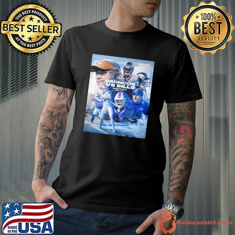 Denver Broncos Vs Buffalo Bills NFL Wild Card Sunday 2025 NFL on CBS Sports Poster Unisex