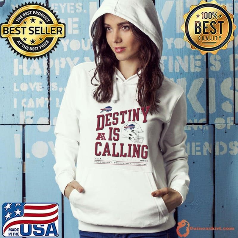 Destiny Is Calling Buffalo Bills Vintage Football Logo Helmet shirt