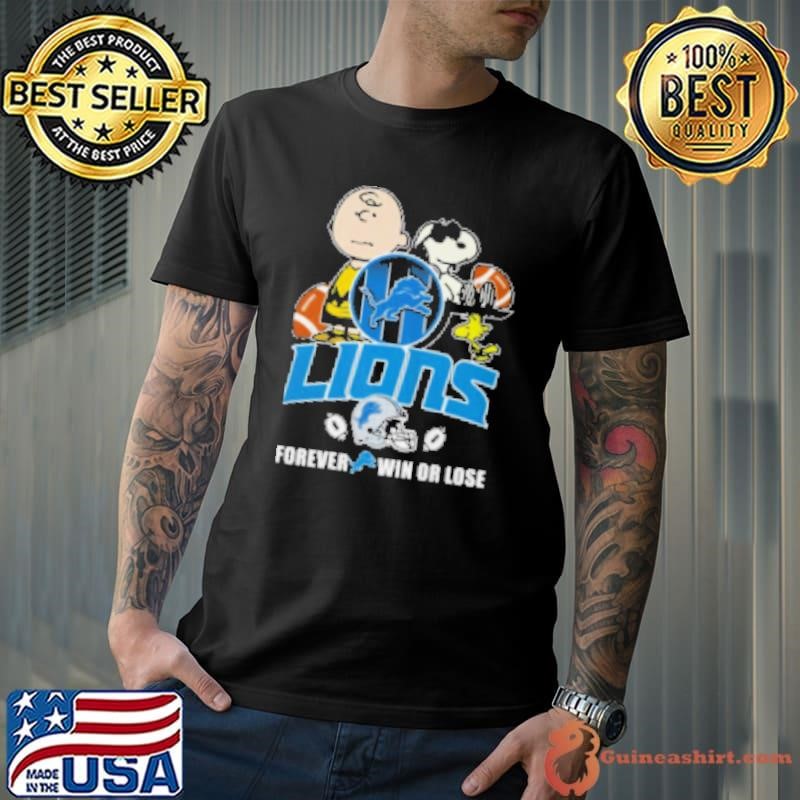 Destriot Lions forever win or lose Snoopy Shirt