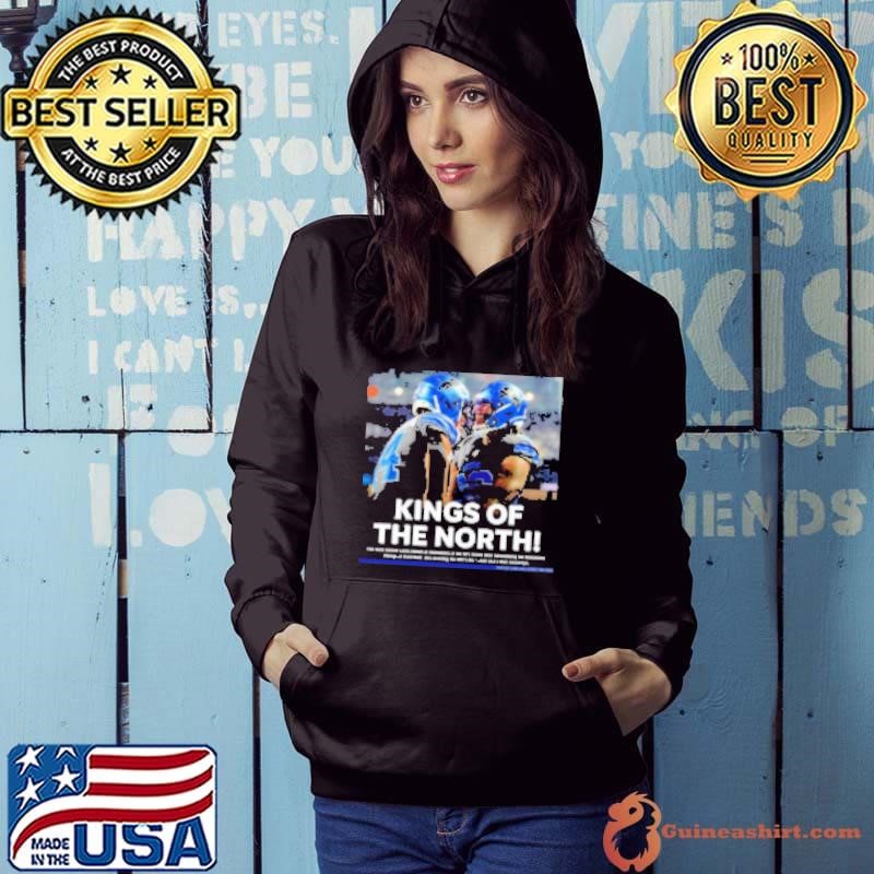 Detroit Lions Kings of the North repeat as champions the NFC North 2024 Hoodie