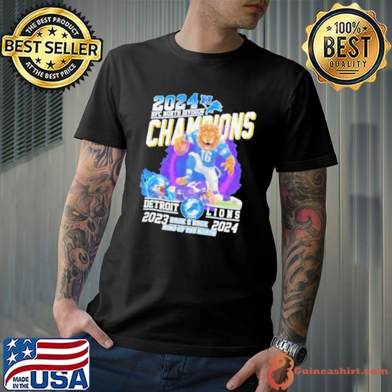Detroit Lions NFC North Division Champions 2025 Back To Back King Of The North Unisex