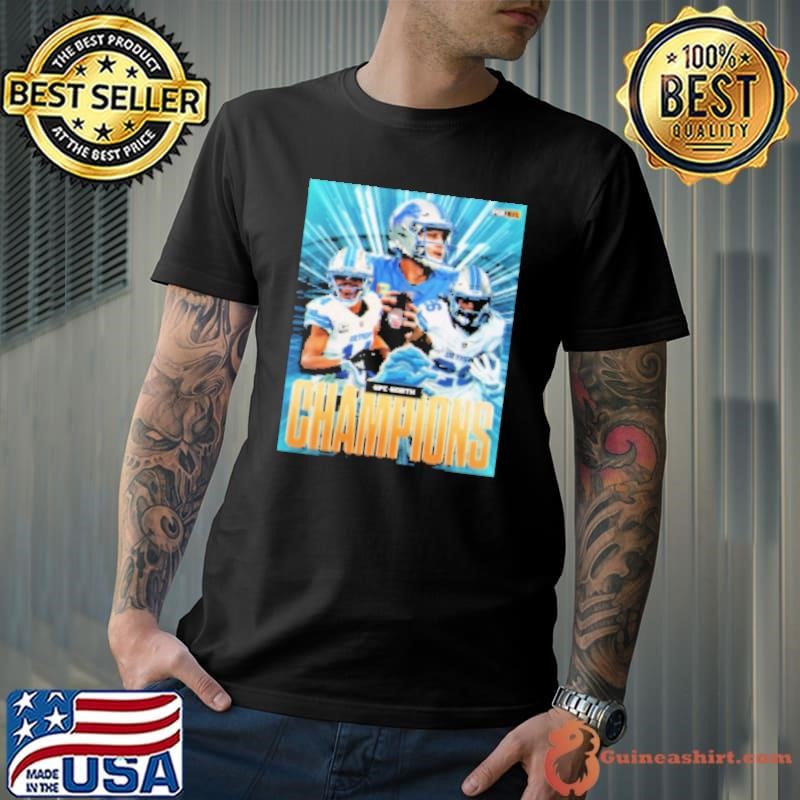 Detroit Lions Vs Minnesota Vikings NFC North Champions Kings Of The North Shirt