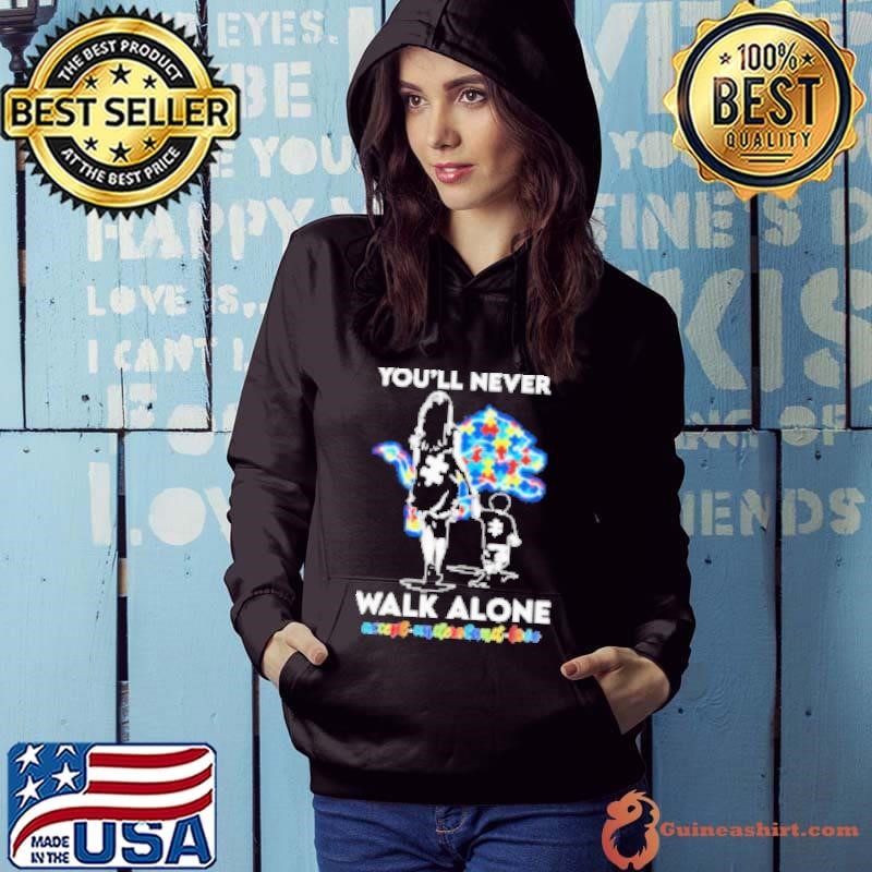 Detroit Lions mothers and son you'll never walk alone accept understand love Shirt