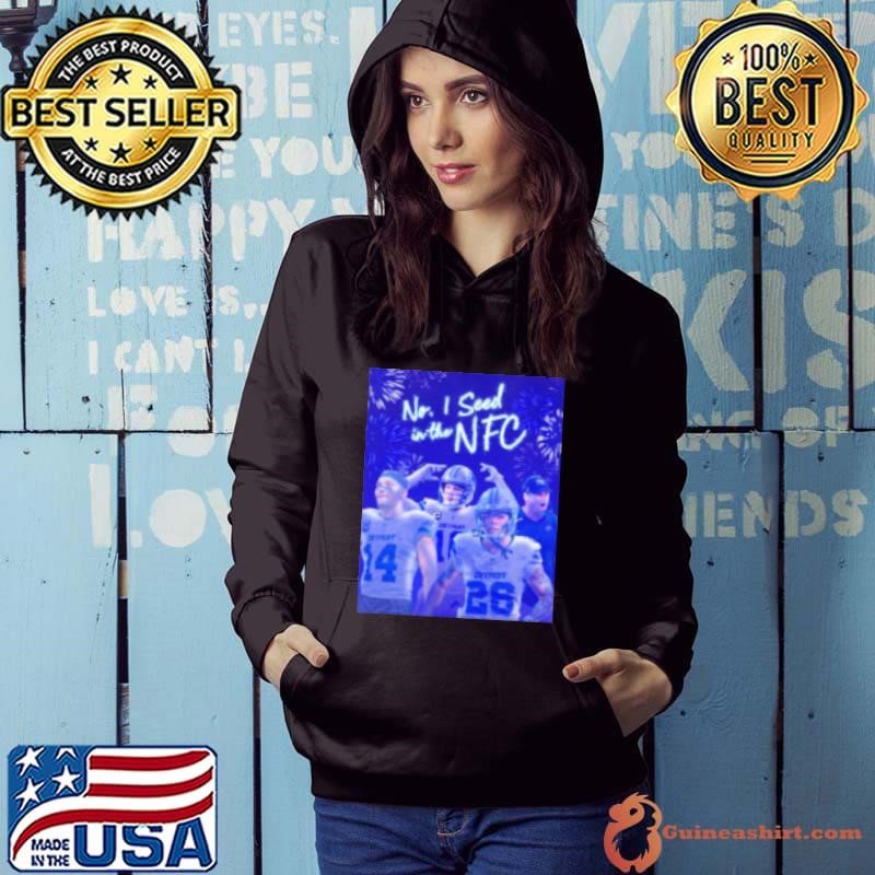 Detroit Lions no 1 seed in the NFC champions fireworks Hoodie