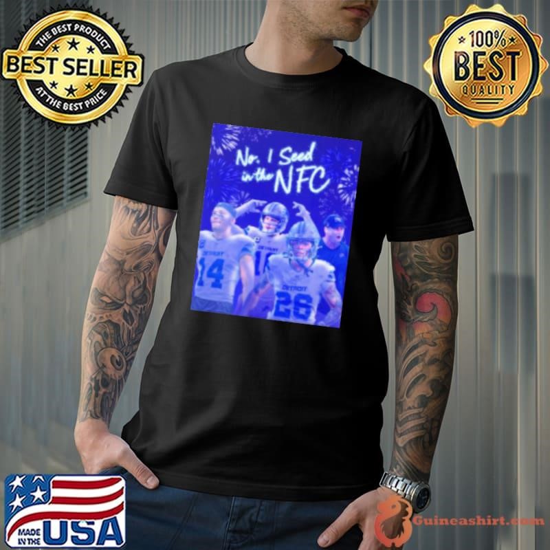 Detroit Lions no 1 seed in the NFC champions fireworks Shirt