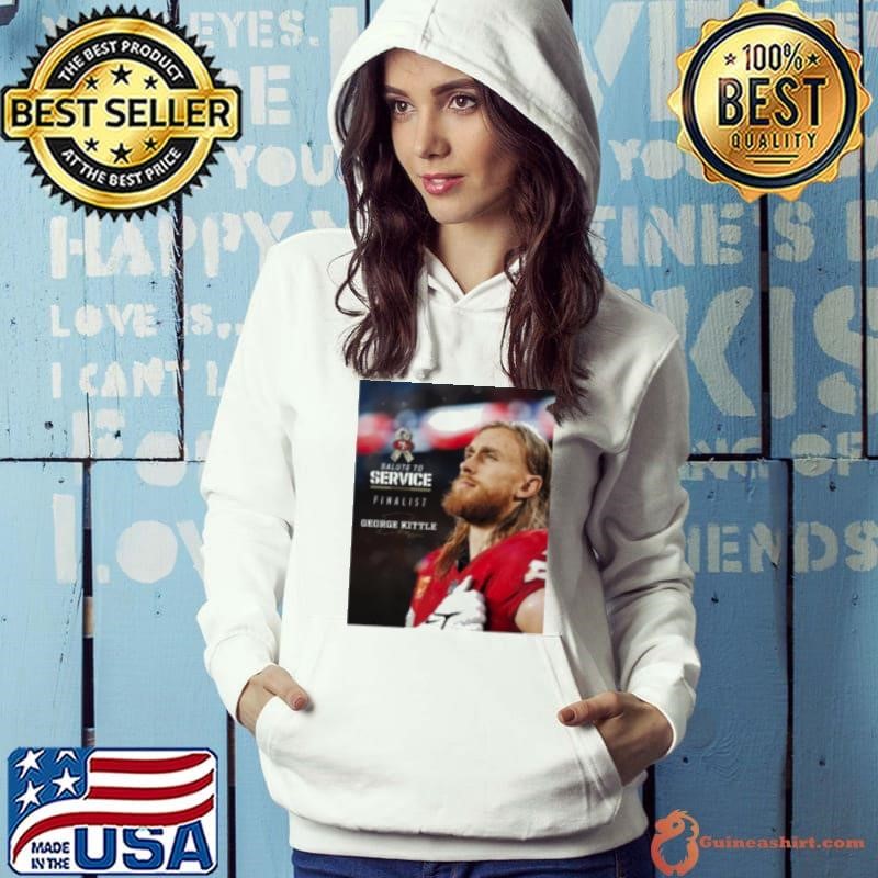 George Kittle Salute To Service Finalist Signature Shirt