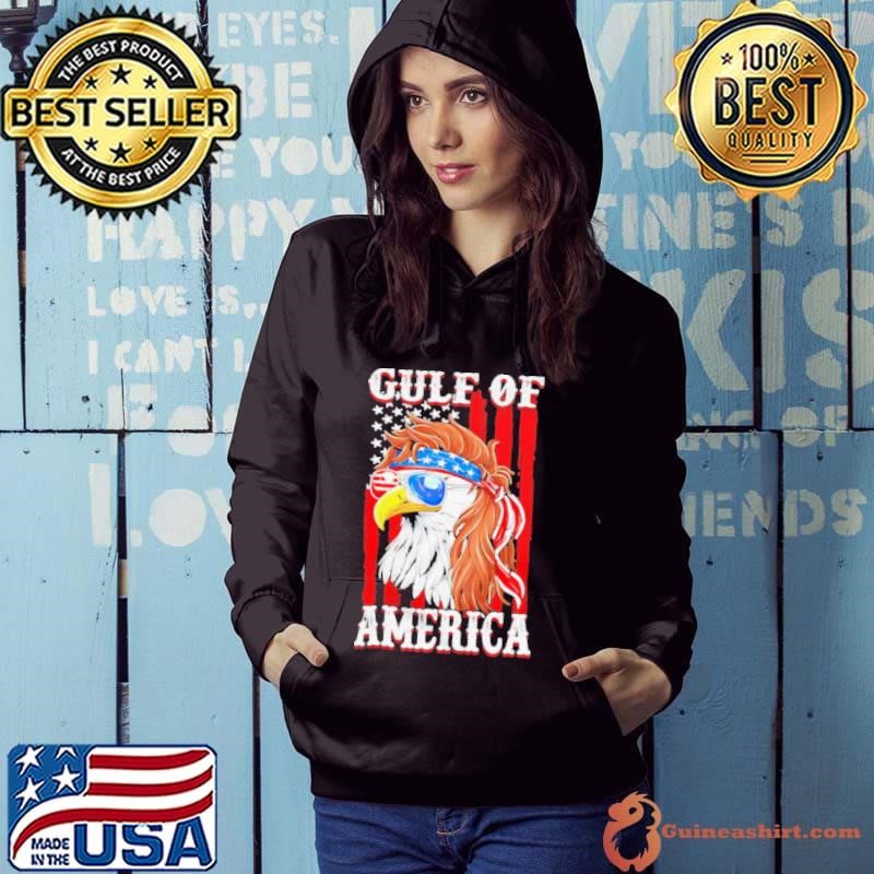 Gulf of America Eagle American flag Hoodie