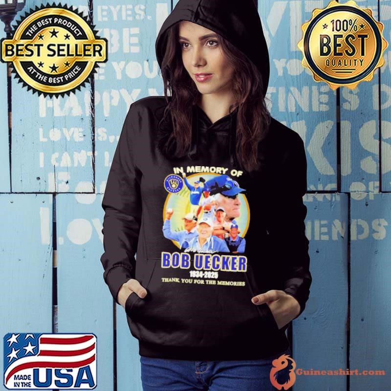 In memory of Bob Uecker 1934 2025 thank you for the memories signature Hoodie