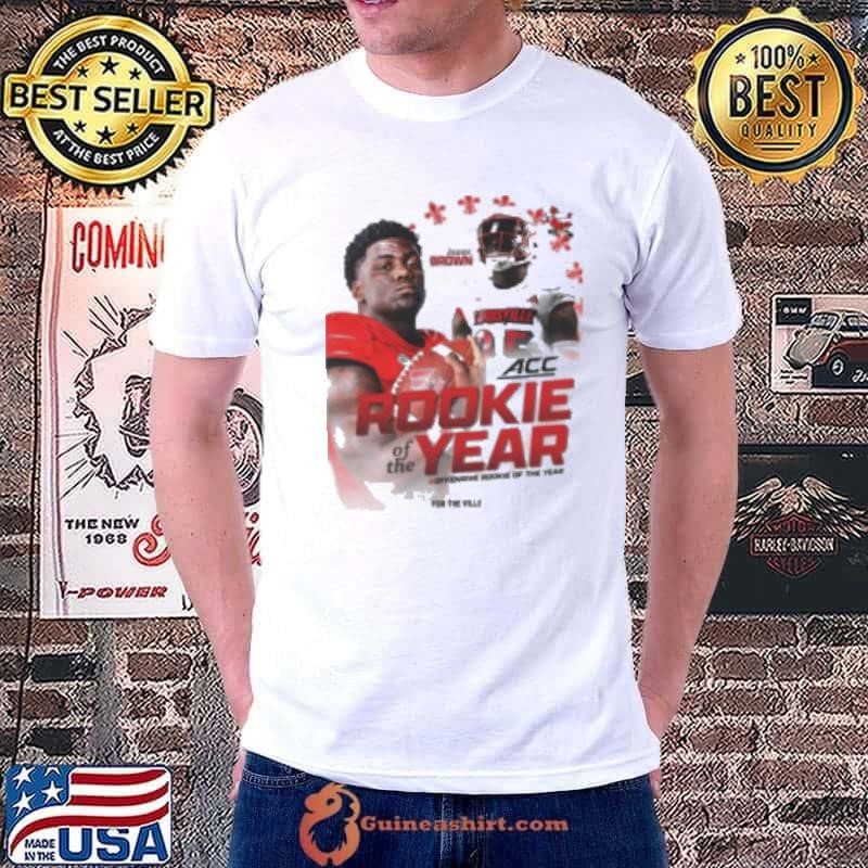 Isaac Brown Louisville Football ACC Rookie of the Year AND Offensive Rookie of the Year Shirt