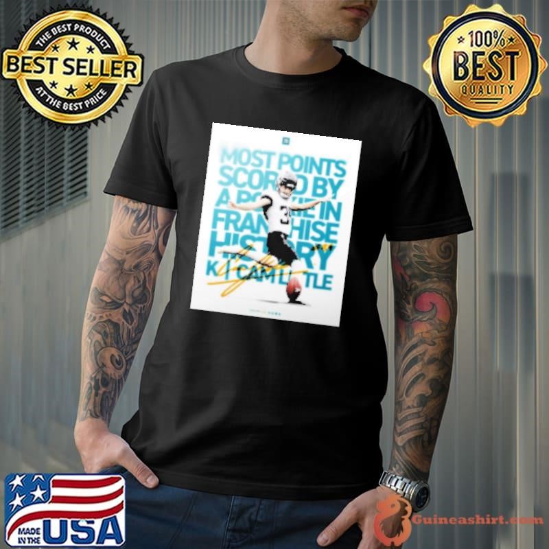 Jacksonville Jaguars Cameron Little Most Points Scored By A Rookie In Franchise History Signature Shirt