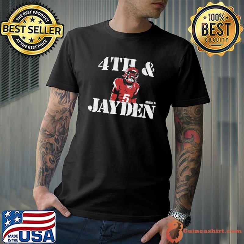 Jayden Daniels 4th And Jayden Washington Commanders NFL Unisex