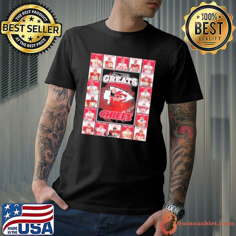 Kansas City Chiefs All Time Greats Of The Chiefs Football 2025 Shirt