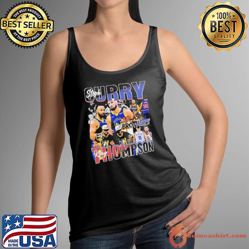 Klay Thompson Stephen Curry Splash Bro American professional basketball players Tank Top