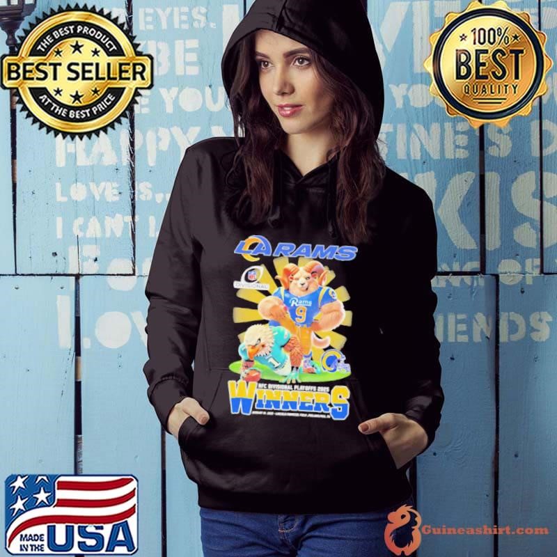 LA Rams NFC Divisional Playoffs 2025 winners mascot shirt