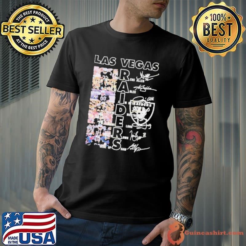 Las Vegas Raiders Football Signature shirts Unisex