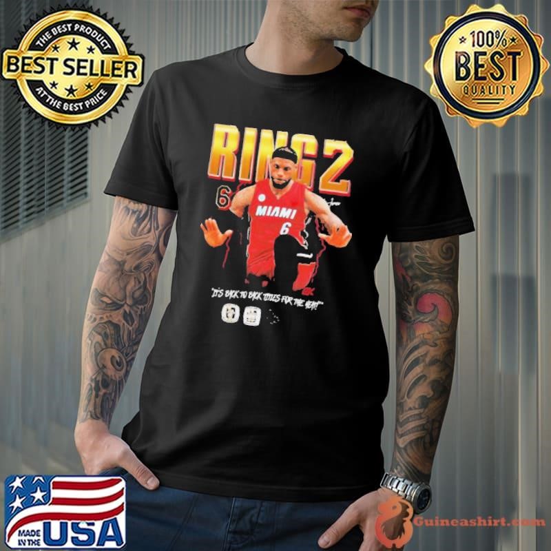LeBron James Ring 2 Back to Back Titles for the Heat Unisex