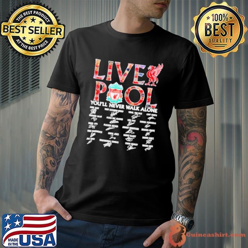 Liverpool you’ll never walk alone signature all team Unisex