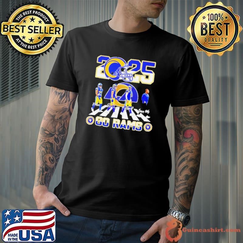Los Angeles Rams 2025 Go Rams signature shirt
