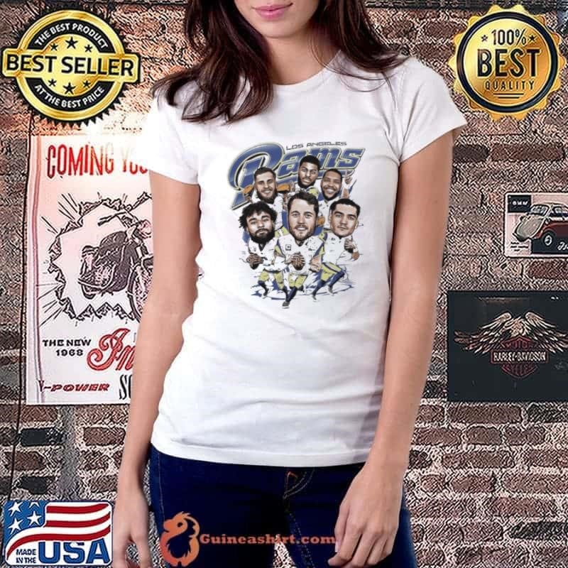 Los Angeles Rams Football players caricature Ladiestee