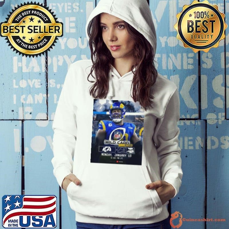 Los Angeles Rams Vs Detroit Lions Minnesota Vikings NFL Wild Card Monday Jan 13 2025 Hoodie