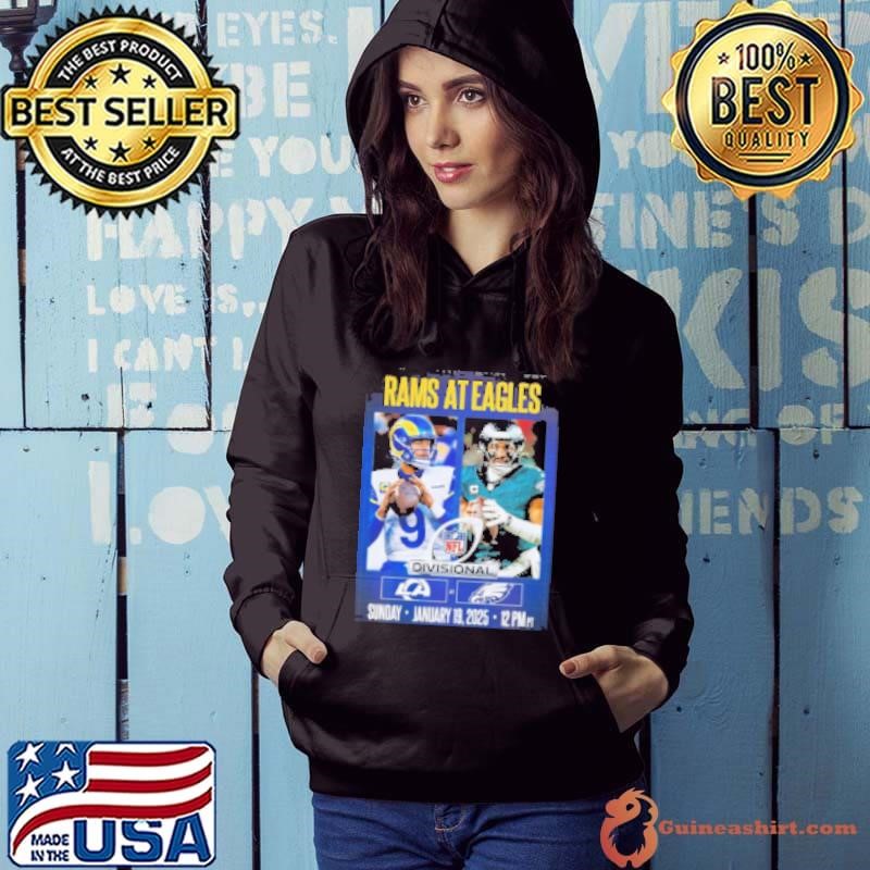 Los Angeles Rams Vs Philadelphia Eagles NFL Divisional Matchups On Sunday January 19th 2025 Shirt