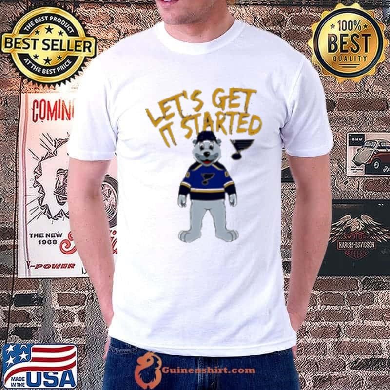 Louie Outer Stuff St Louis Blues Let's Get It Started funny Shirt