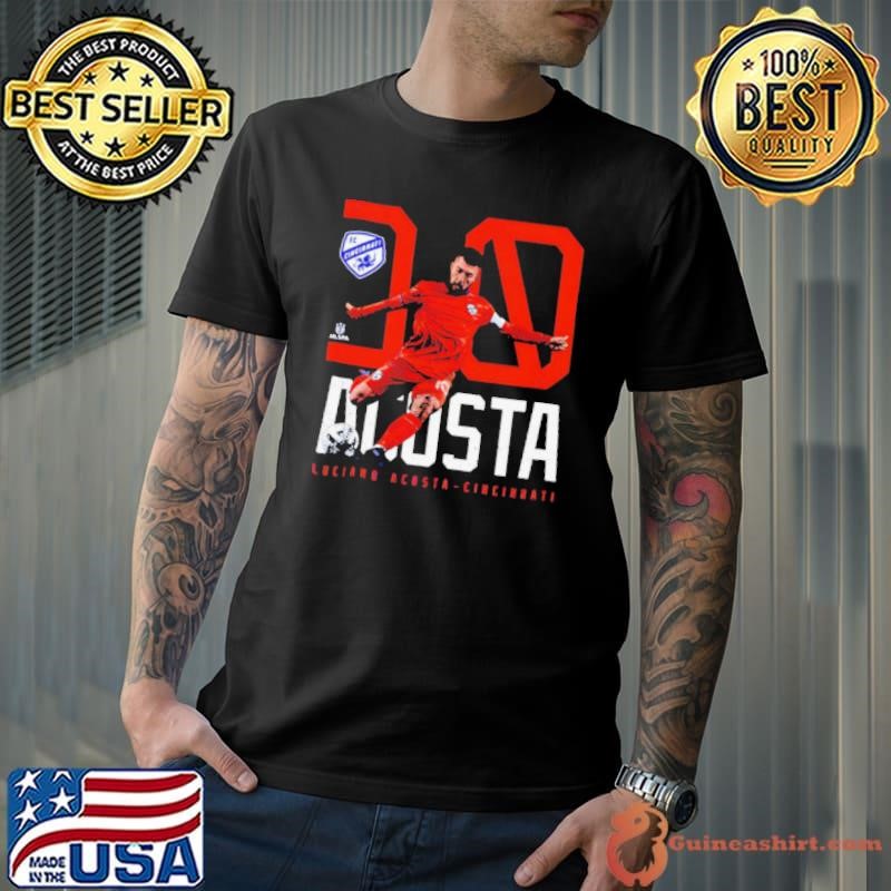 Luciano Acosta FC Cincinnati Bold Number cartoon shirt