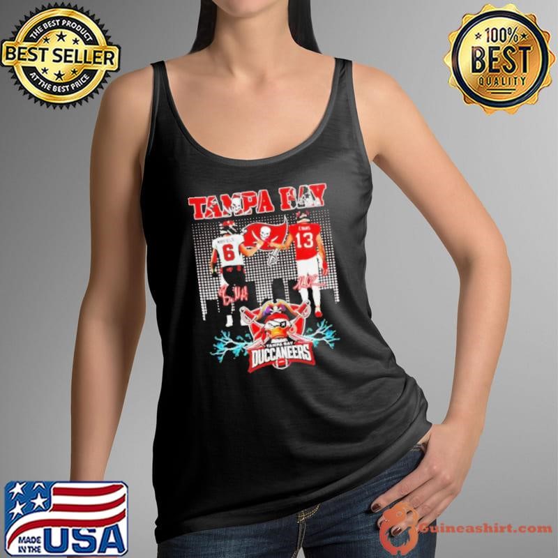 Mayfield and Evans city skyline Tampa Bay Buccaneers signatures Tank Top