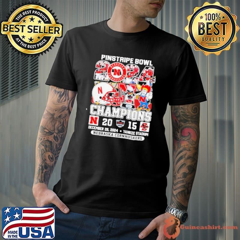 Nebraska Cornhuskers 2024 Pinstripe Bowl Champions shirt