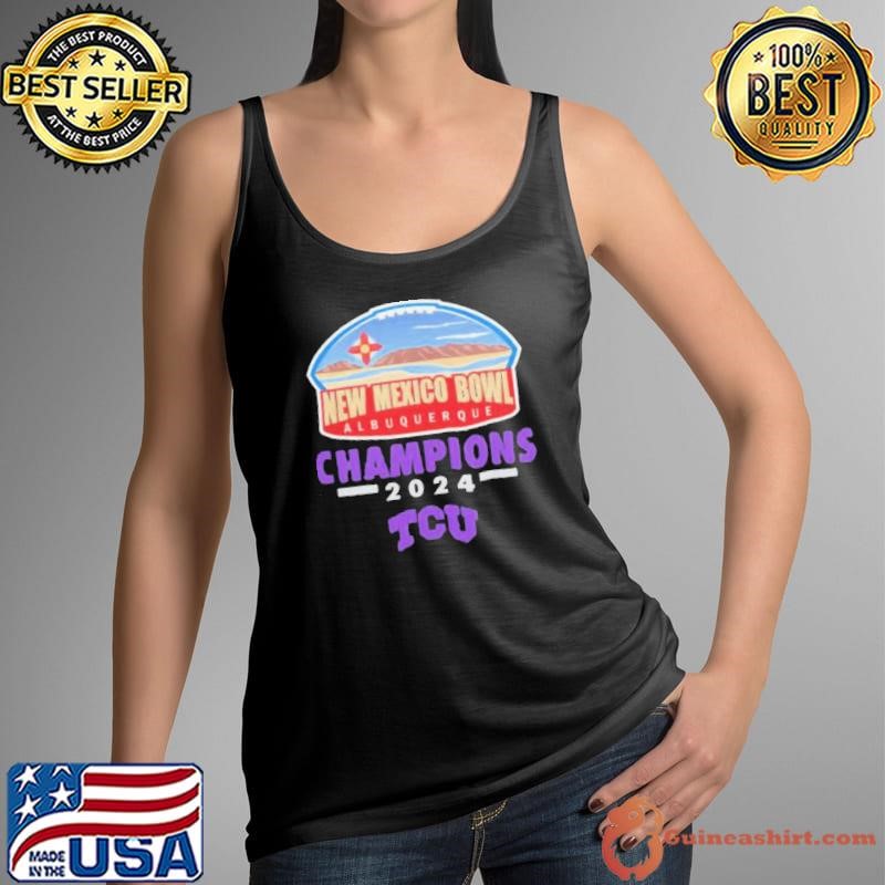 New Mexico Bowl Shop TCU Horned Frogs Football 2024 Isleta New Mexico Bowl Champions shirt