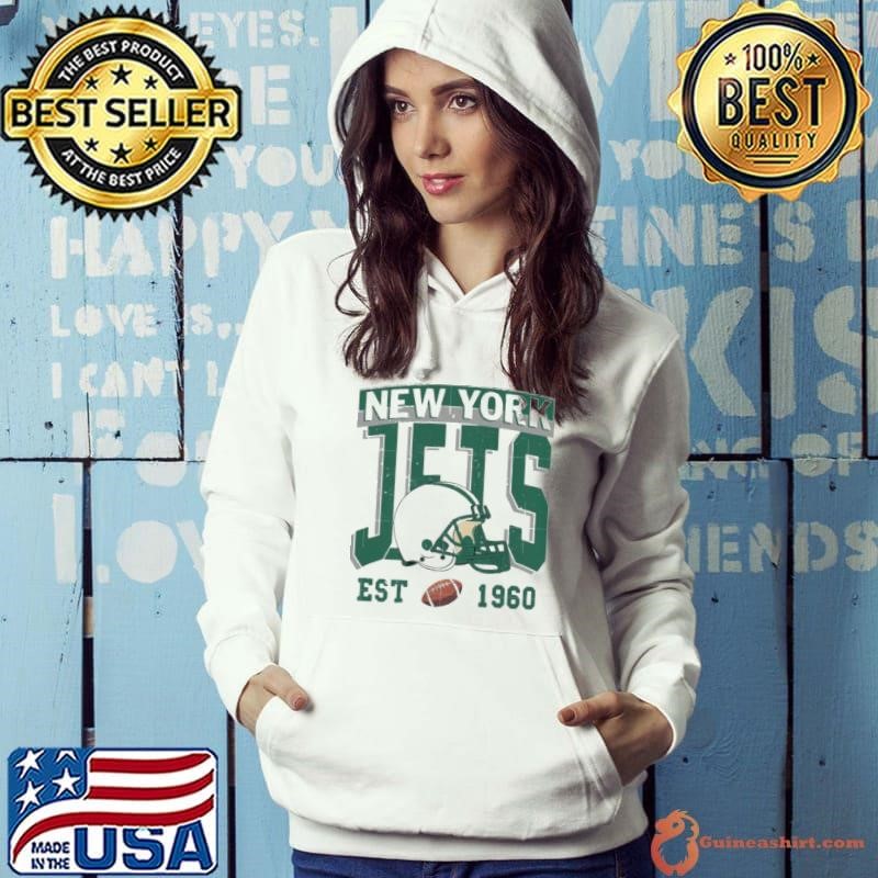 New York Jets Est 1960 Vintage Helmet Caricature Unisex T Shirt – Pride in Style! Hoodie
