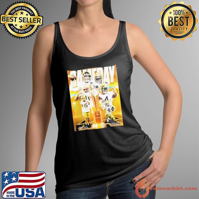 Notre Dame Fighting Irish Vs Ohio State Buckeyes Gameday CFP National Championship Matchup Mon Jan 20 Poster t Tank Top