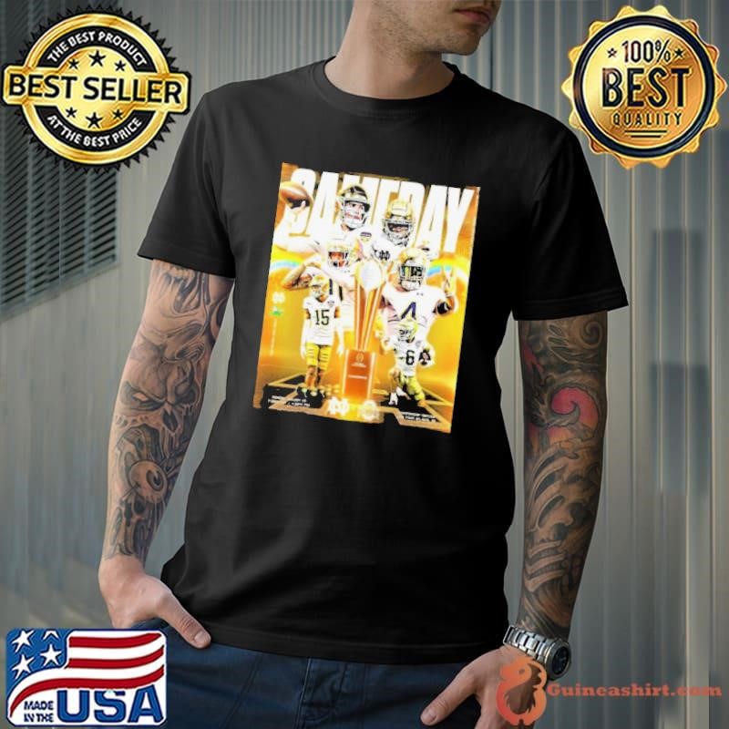 Notre Dame Fighting Irish Vs Ohio State Buckeyes Gameday CFP National Championship Matchup Mon Jan 20 Poster t Unisex
