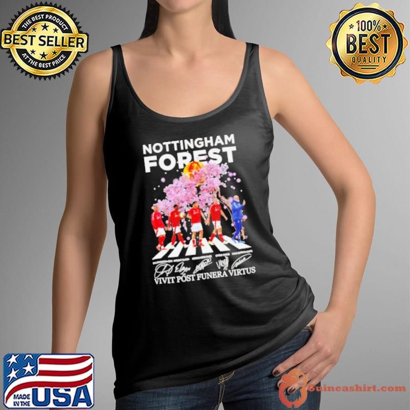 Nottingham Forest cherry blossom Abbey Road vivit post funera virtus Tank Top