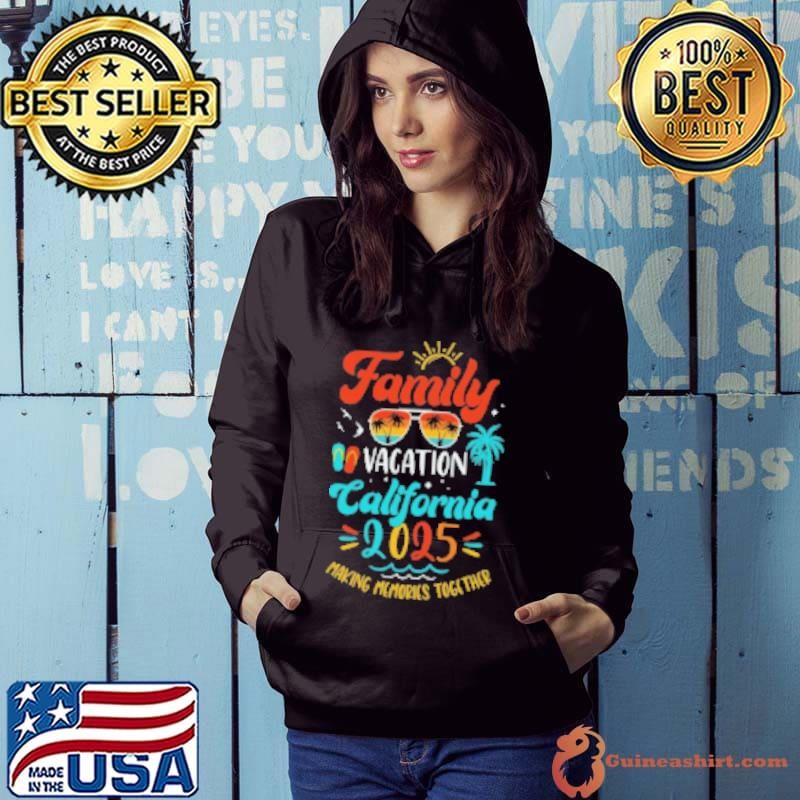 Official Family Vacation 2025 California Matching Summer Vacation Shirt