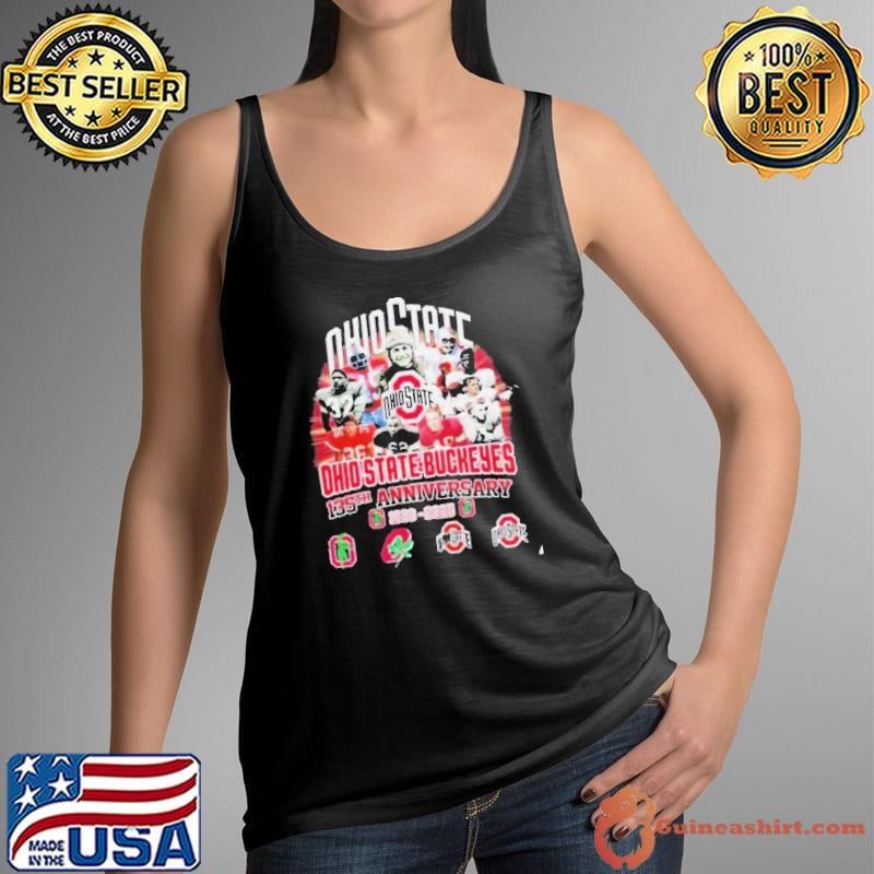 Ohio State Buckeyes 135th Anniversary 1890 2025 Rose Bowl Champions Shirt
