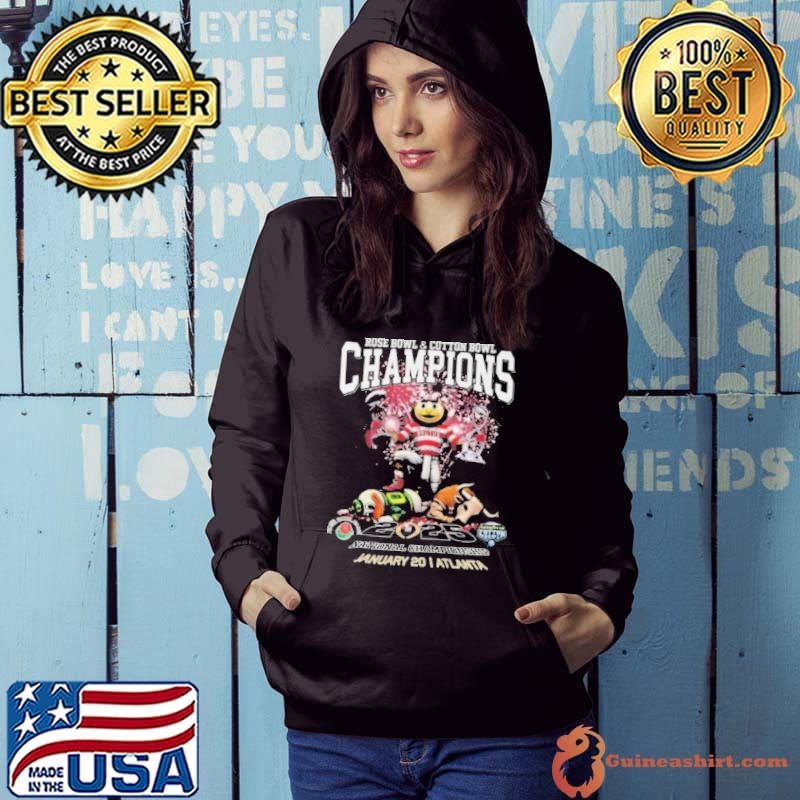 Ohio State Buckeyes Rose Bowl And Cotton Bowl Champions 2025 Shirt