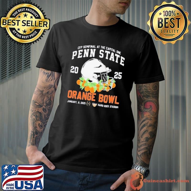 Penn State Nittany Lions CFP Semifinal At The Capital One Orange Bowl 2025 Jan 9 Hard Rock Stadium Helmet t shirt