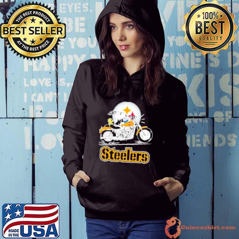 Pittsburgh Steelers Cool Snoopy riding motor Shirt