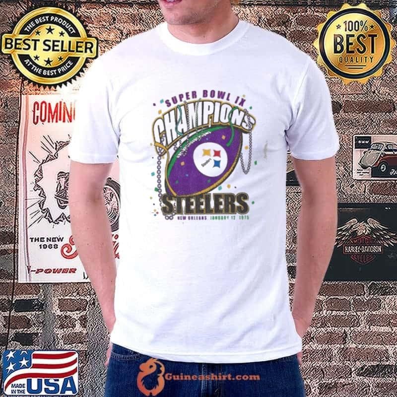 Pittsburgh Steelers Super Bowl Ix Champions Shirt
