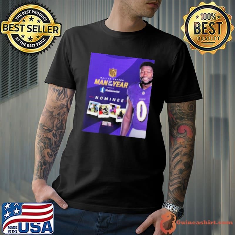 Roquan Smith Baltimore Ravens Walter Payton Man of the Year nominee Unisex