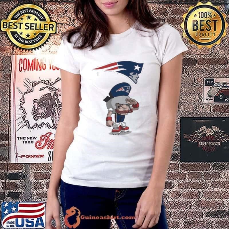 Rush Zone New England Patriots NFL Cartoon Character 2025 Shirt