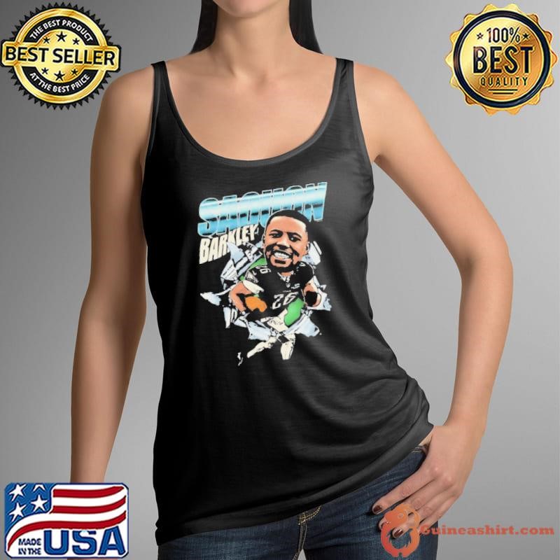 Saquon Barkley Philadelphia Eagles NFL football big head 90s shirt