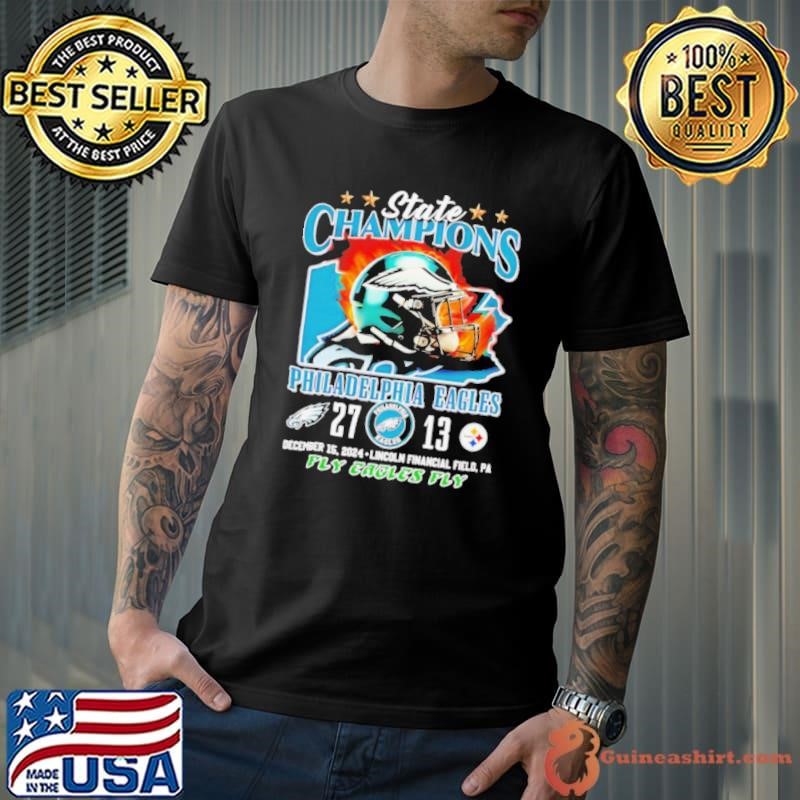 State Champions Philadelphia Eagles defeat Steelers score shirt