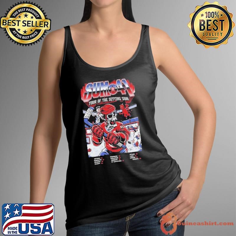 Sum 41 Tour Of The Setting Sum 2025 Skull Tank Top