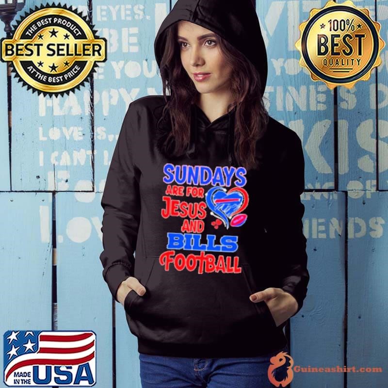 Sundays are for Jesus and Buffalo Bills football diamond Hoodie