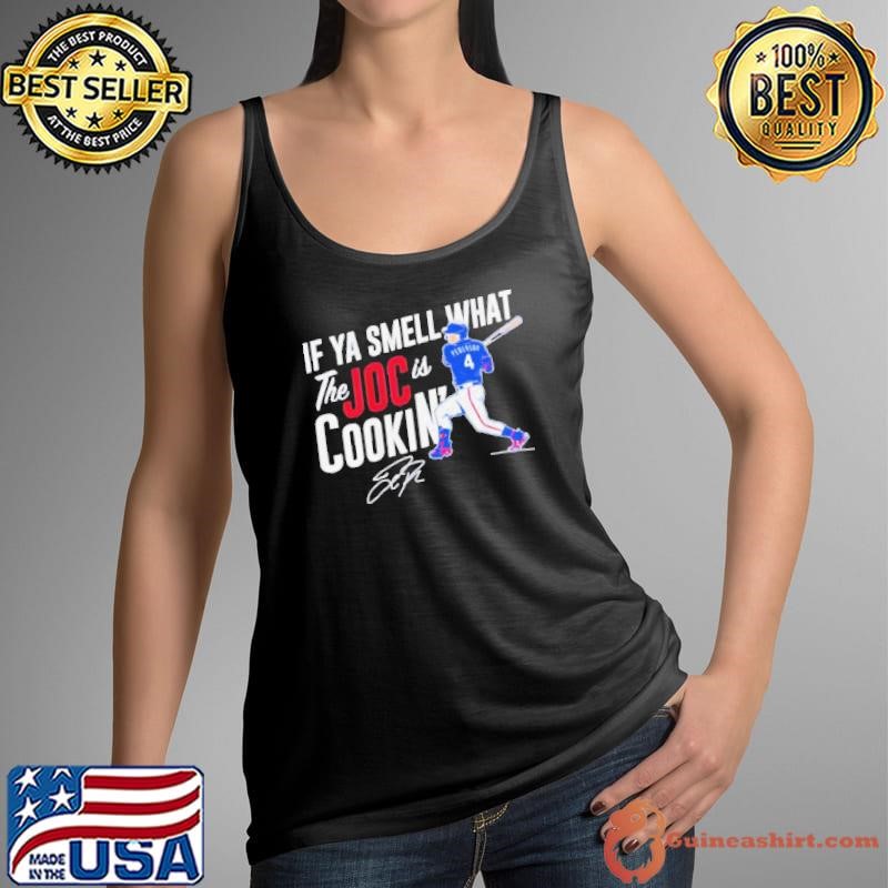 Texas Rangers Joc Pederson if ya smell what the Joc is cookin’ signature Tank Top