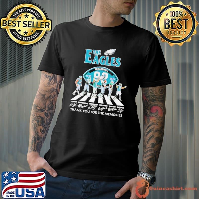 The Eagles 1933 2025 Abbey Road thank you for the memories shirt